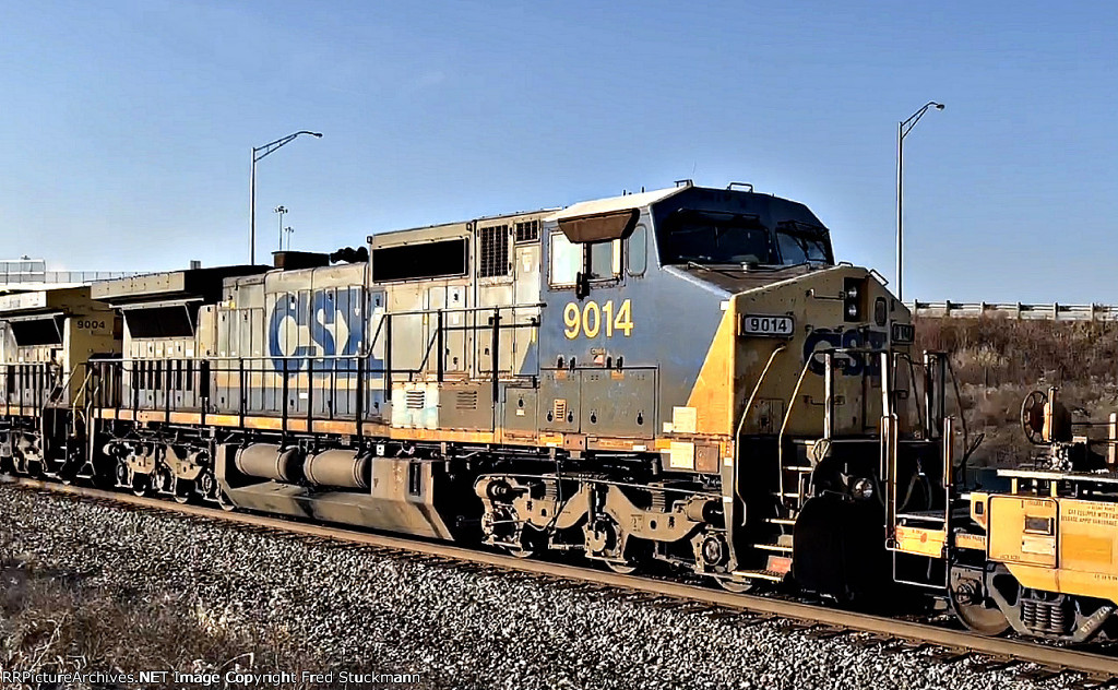 CSX 9014 was also silent.